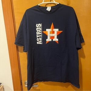 Houston astros mens t-shirt blue xxl delta